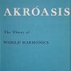 Akroasis - The Theory of World Harmonics By Hans Kayser