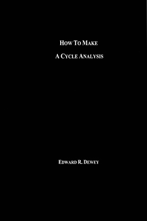 How to Make a Cycle Analysis: Correspondence Course for the Foundation for the Study of Cycles