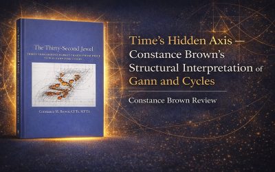 Time’s Hidden Axis — Constance Brown’s Structural Interpretation of Gann and Cycles Cover